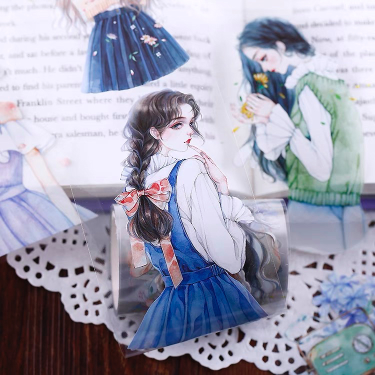 

(Kiricart) MINGLAN Collection PET Tape Journal Sticker Scrapbook DIY