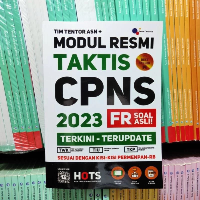 Buku CPNS 2023 Modul Resmi Taktis CPNS 2023 Soal FR Asli Terkini Terupdate