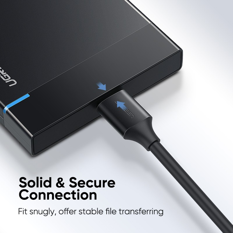 UGREEN Kabel Enclosure Hardisk Usb A dan Usb C to Micro B 10203