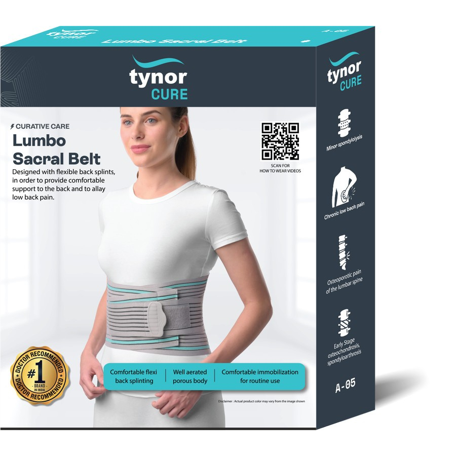 TYNOR Lumbo Sacral A05 - Korset Penyangga Tulang Punggung - M