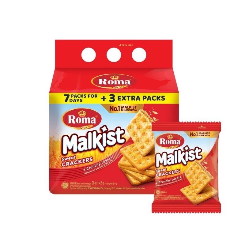 

Roma Malkist Cracker 10 Sachet - Velyn Mart