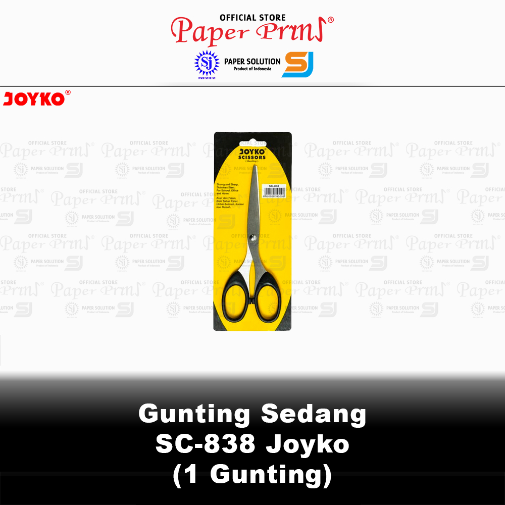 

Scissors Gunting Sedang SC-838 Joyko Hitam