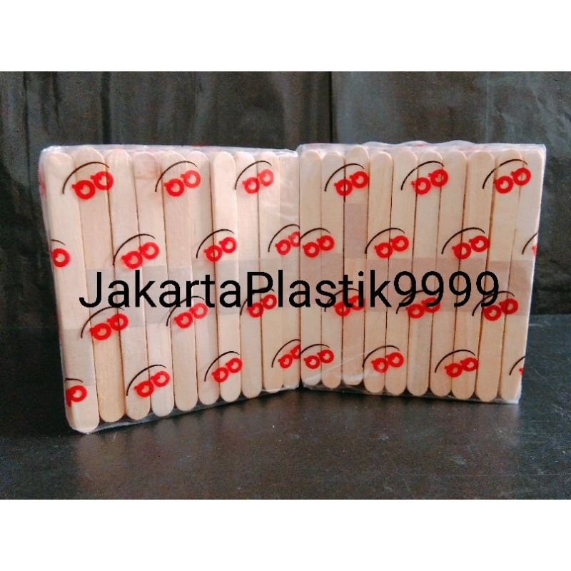 STIK ICE CREAM KAYU POLOS PANJANG