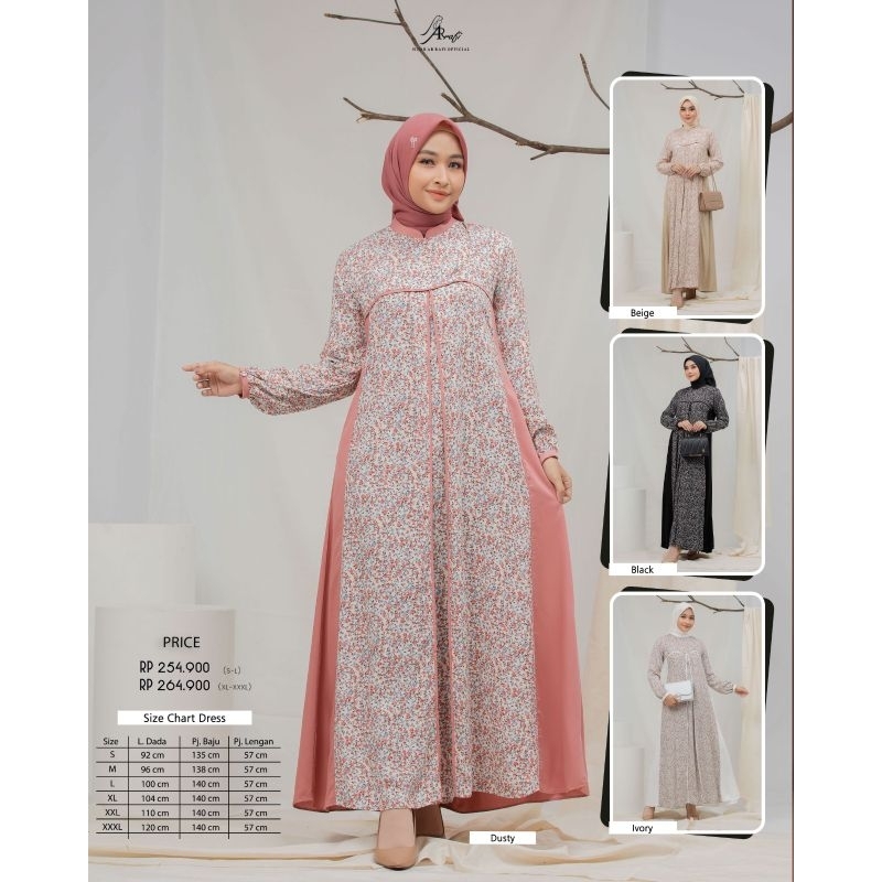 DRESS ARRAFI TERBARU//SERAFINA DRESS