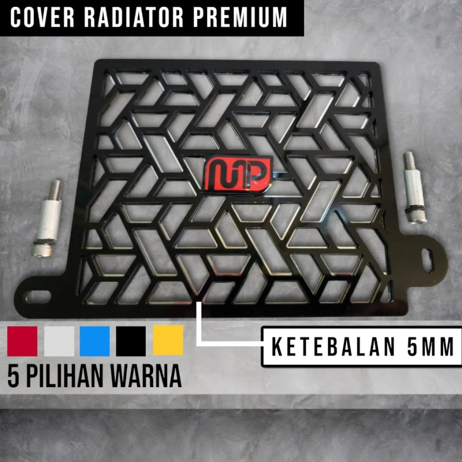 cover radiator akrilik NEW NMAX 2023 AEROX LEXI motopad27