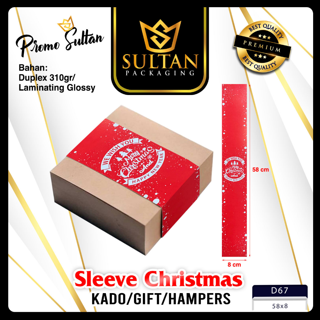 

Sleeve Special Merry Christmas - PaperBelt Natal Dekorasi Natal - D67