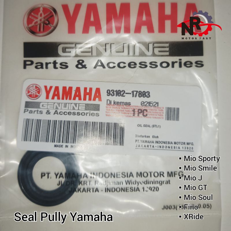 Seal Pully Belakang Mio Sporty Mio J Seal Sil As Pully Belakang Mio Smile Sporty Soul Karbu Mio J GT
