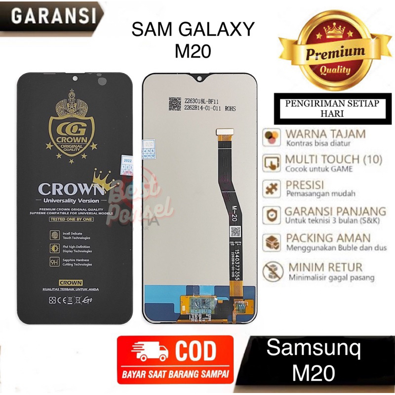 Lcd Touchscreen SAMSUNG M20 Fullset ORIGINAL