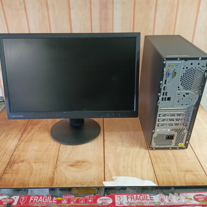 cpu Lenovo+ monitor 22 inch LED i3-7100 8gb+SSD256gb