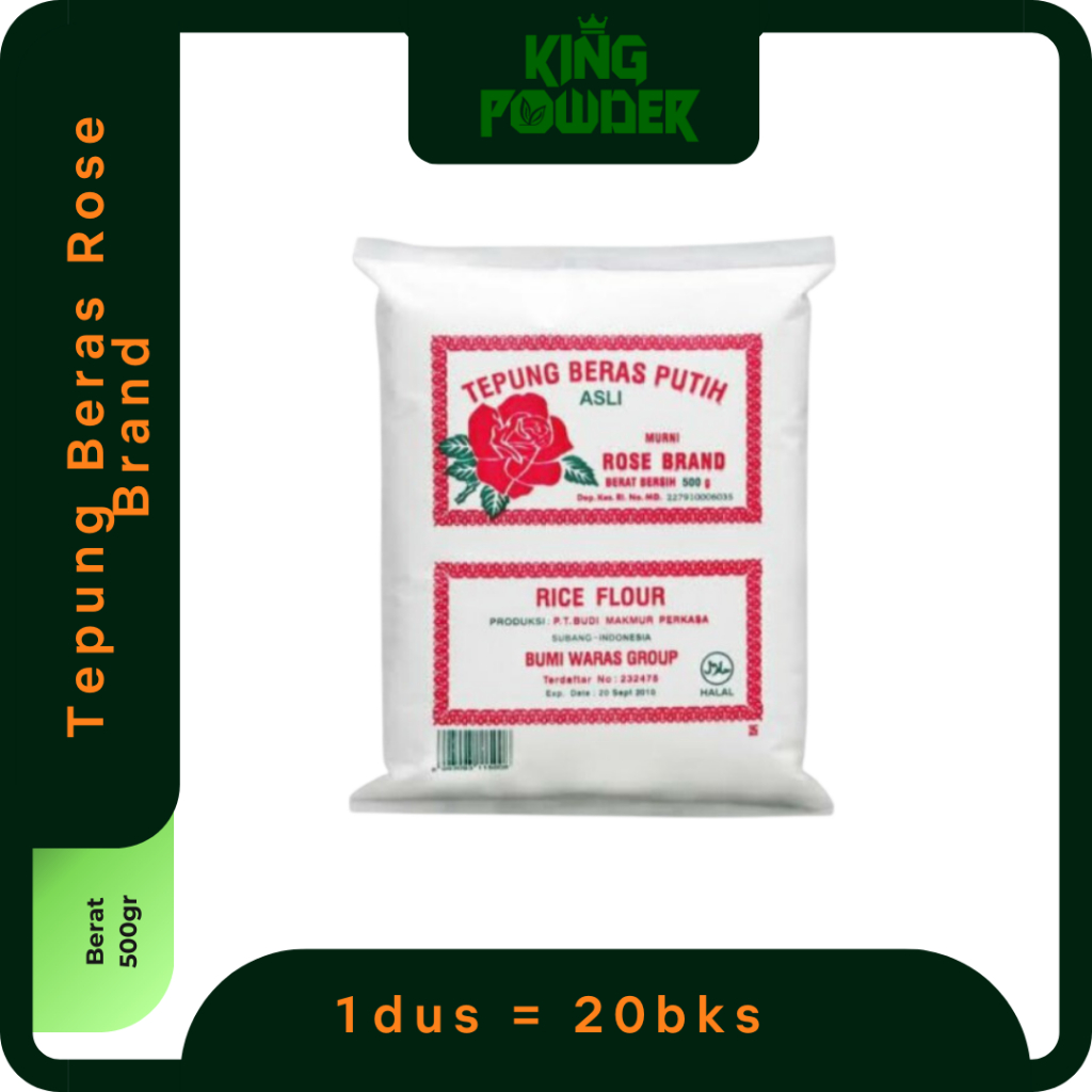 

Tepung Beras Rose Brand 500gr | Tepung Beras Putih 500 gram | Tepung