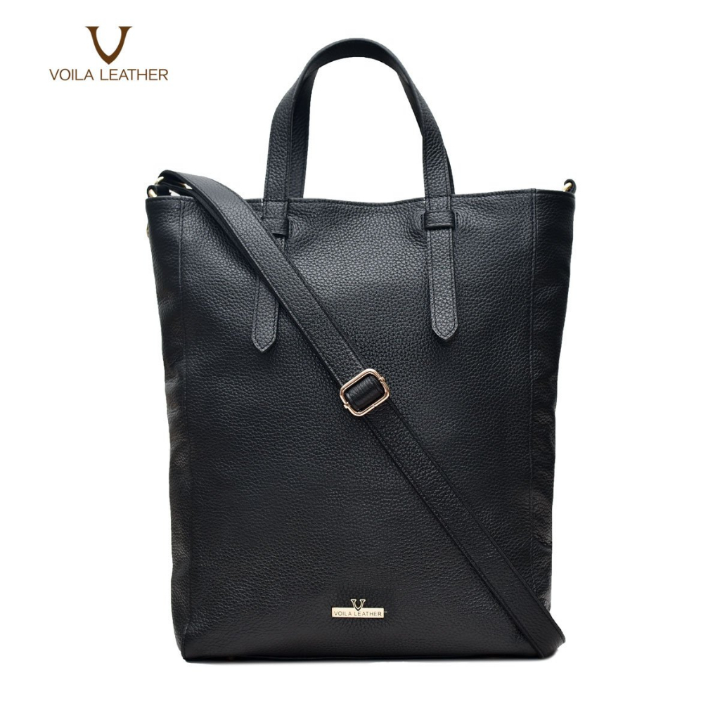 VOILA LEATHER | HEYDY Tas Tote Selempang Backpack Wanita Kulit Asli Genuine Leather Tas Kerja Laptop