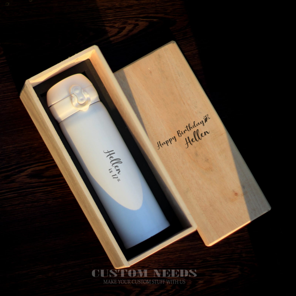 TUMBLER CUSTOM PREMIUM TUMBLER CUSTOM GRAFIR BOX KAYU GRAFIR