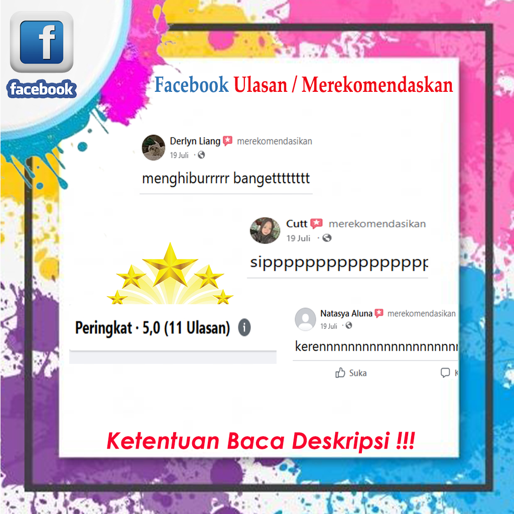 Review / Rating / Ulasan Faceboook Page - Halaman Facebook testimoni ulasan