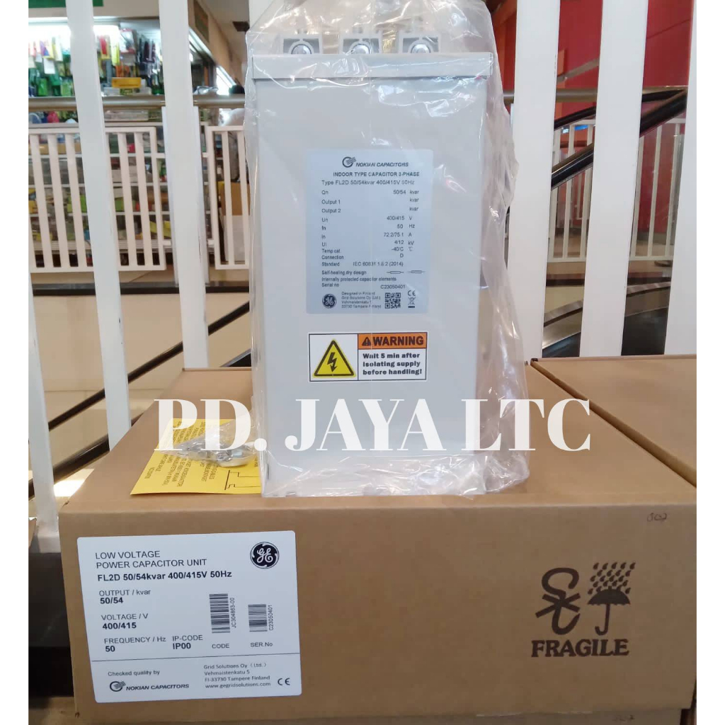 Nokian Capacitor FL2D 50KVAR 400V 54KVAR 415V N415050
