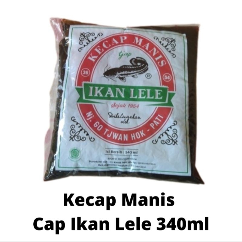

Kecap lele 340ml (1/2kg) enak dan manis kecap lele refil khas pati