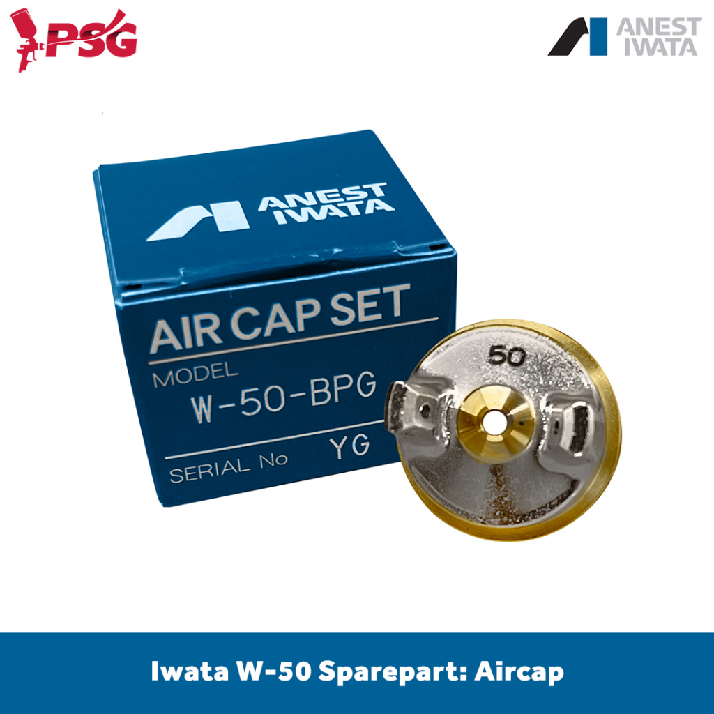 Iwata W-50 Spraygun Aircap Sparepart