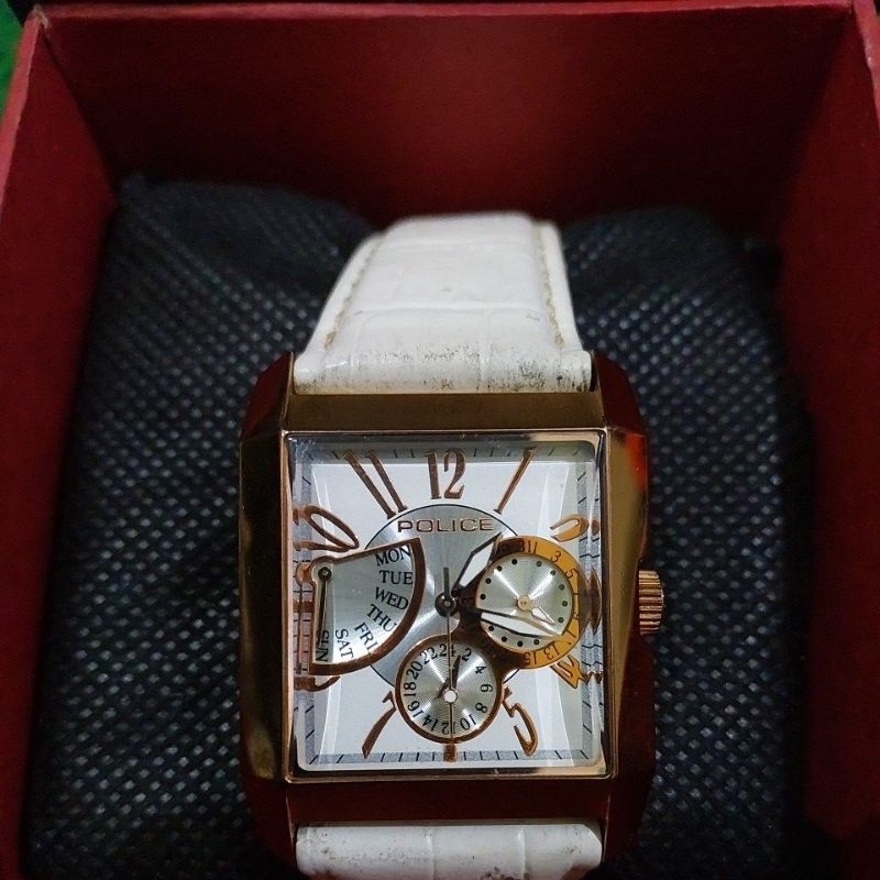 jam tangan Original Police chronograph preloved second bekas
