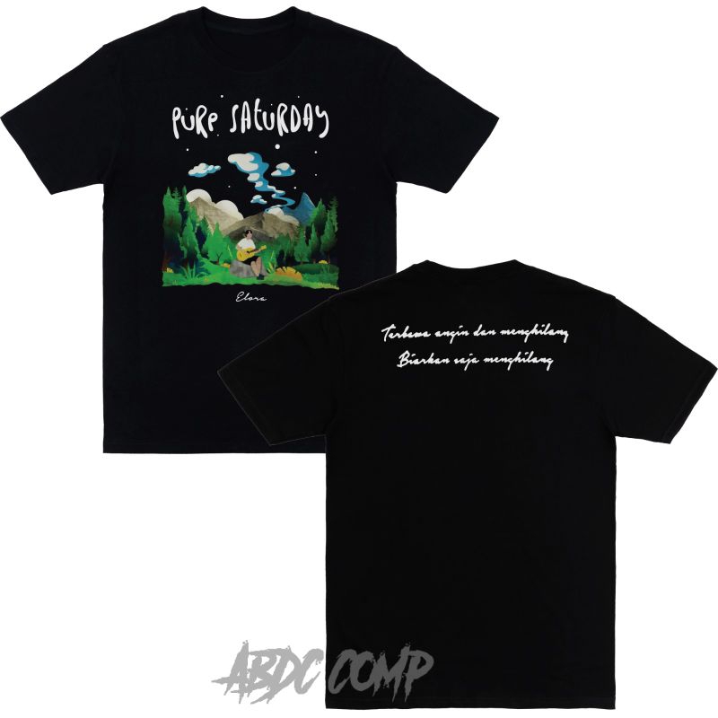 Pure saturday - Elora Kaos band pure saturday Tshirt black