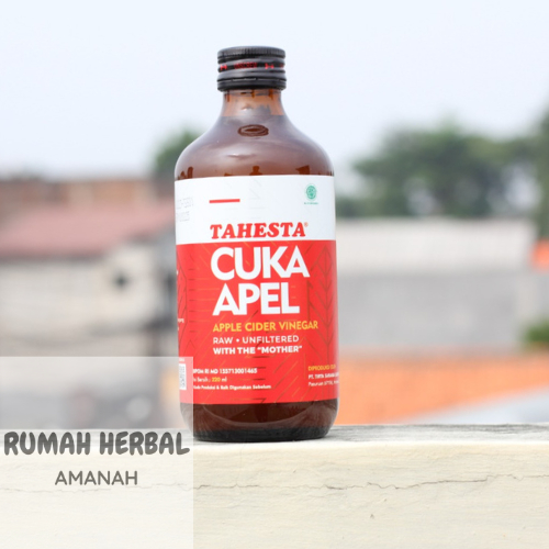 Tahesta Cuka Apel Obat Bau Mulut dan untuk Perawatan Wajah Asli Original