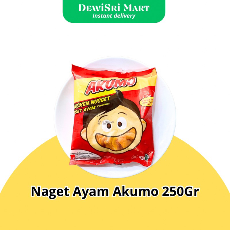 

Naget / Nugget Ayam Akumo 250gr - Dewi Sri Mart