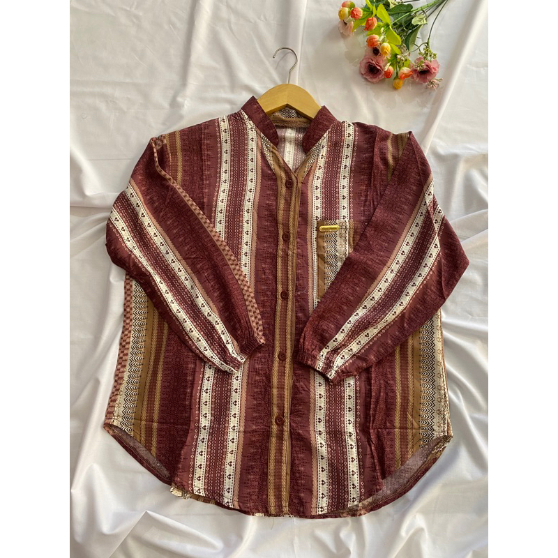 Kemeja rayon/kemeja rayon motif batik