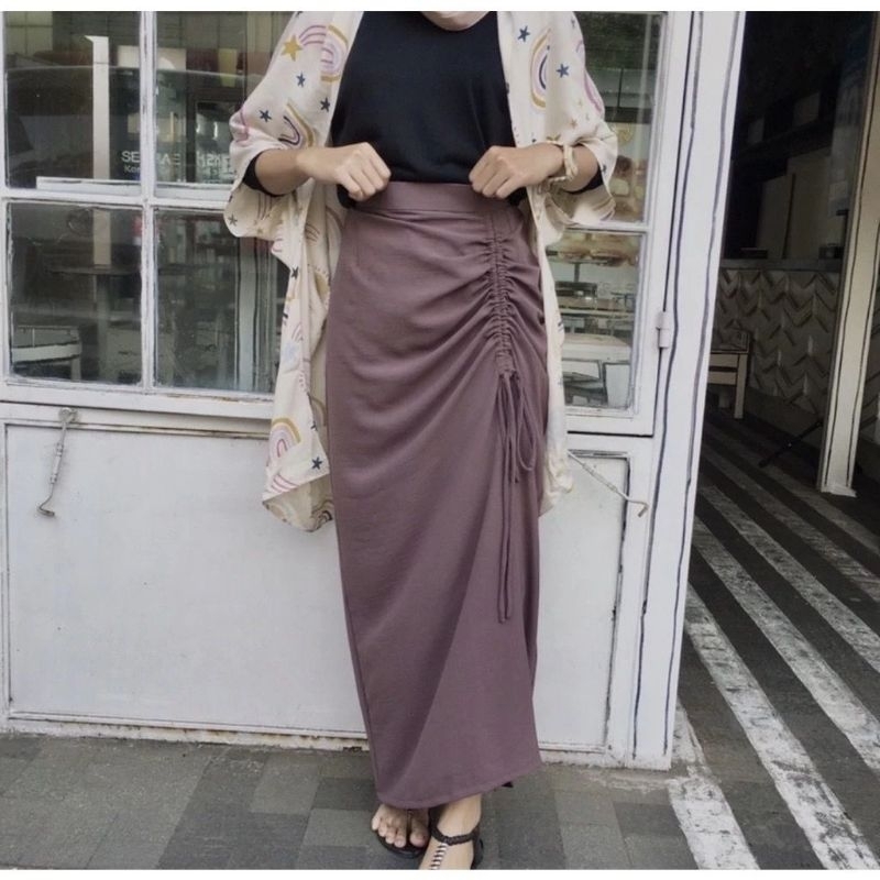 Serut Crinkle Flowy Rok Serut Crinkle / Rok Serut Flowy / Tamara Maxi Skirt () / Rok Serut Flowy / T