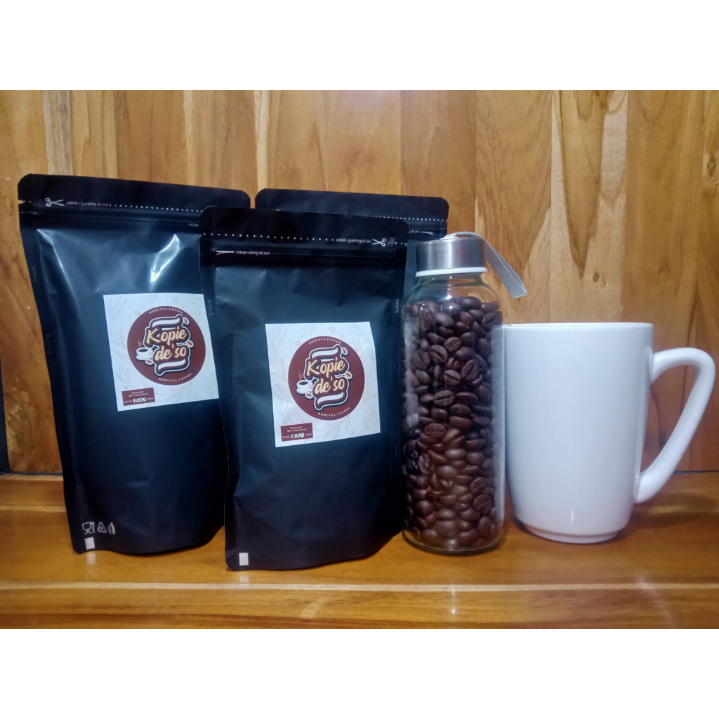 

PREMIUM Kopi Robusta Temanggung Bubuk Murni Asli 100% 100 gram