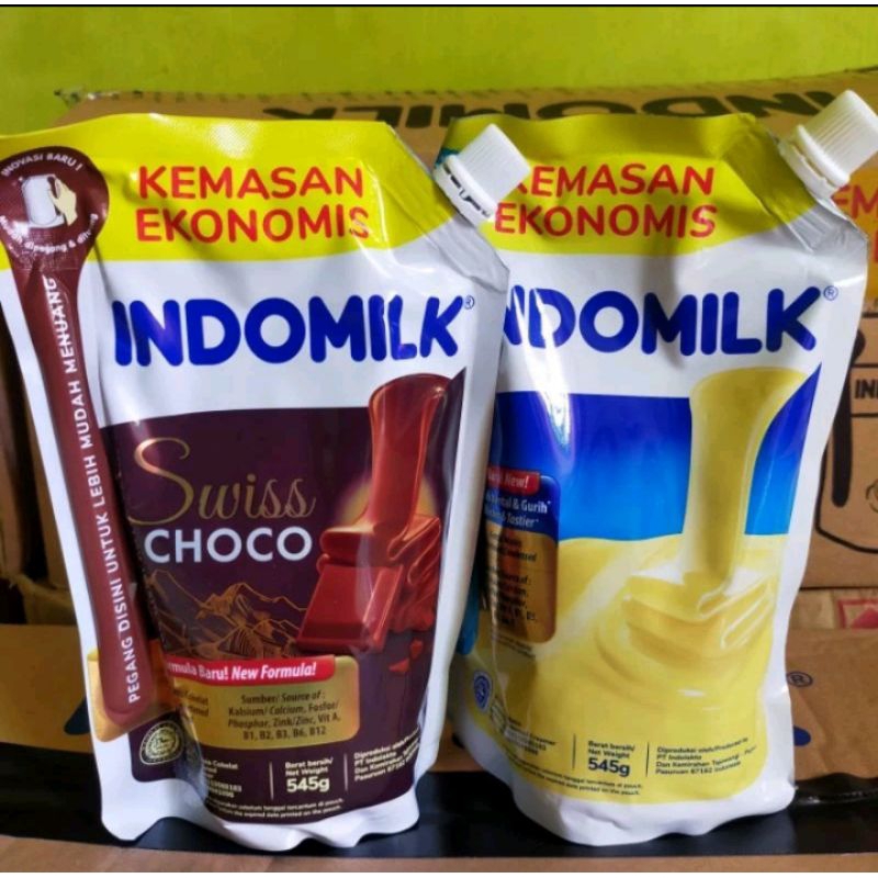 

Susu kental manis INDOMILK kemasan ekonomis puoch 545 gr Promo