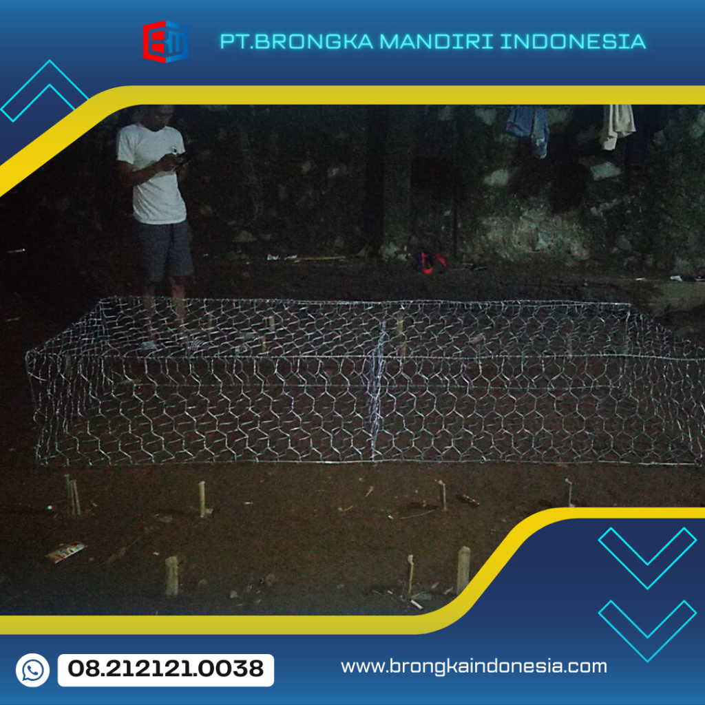 KAWAT BRONJONG GALVANIS MANUAL 2x1x0,5 M 2,7MM; 3,4MM