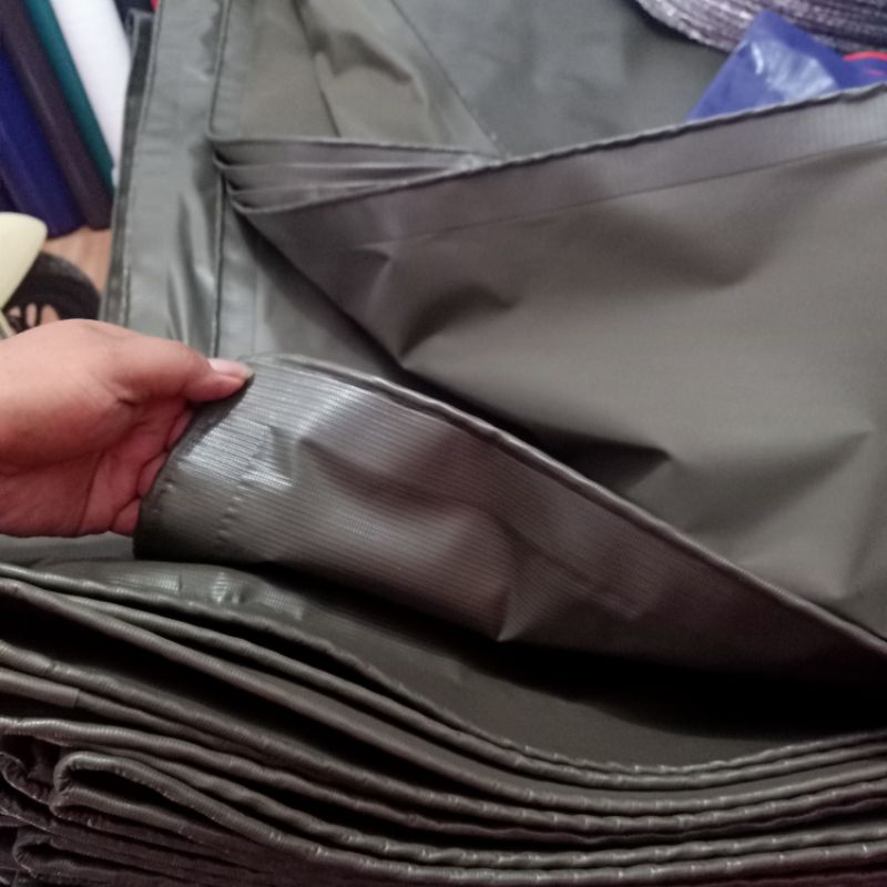 TERPAL ORCHID bahan semi karet,UKR 6,5X8M kuat dan tebal.