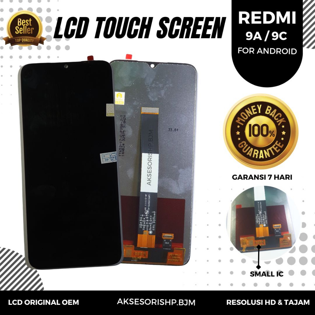 LCD Touchscreen Redmi 9A / 9C Ori Oem