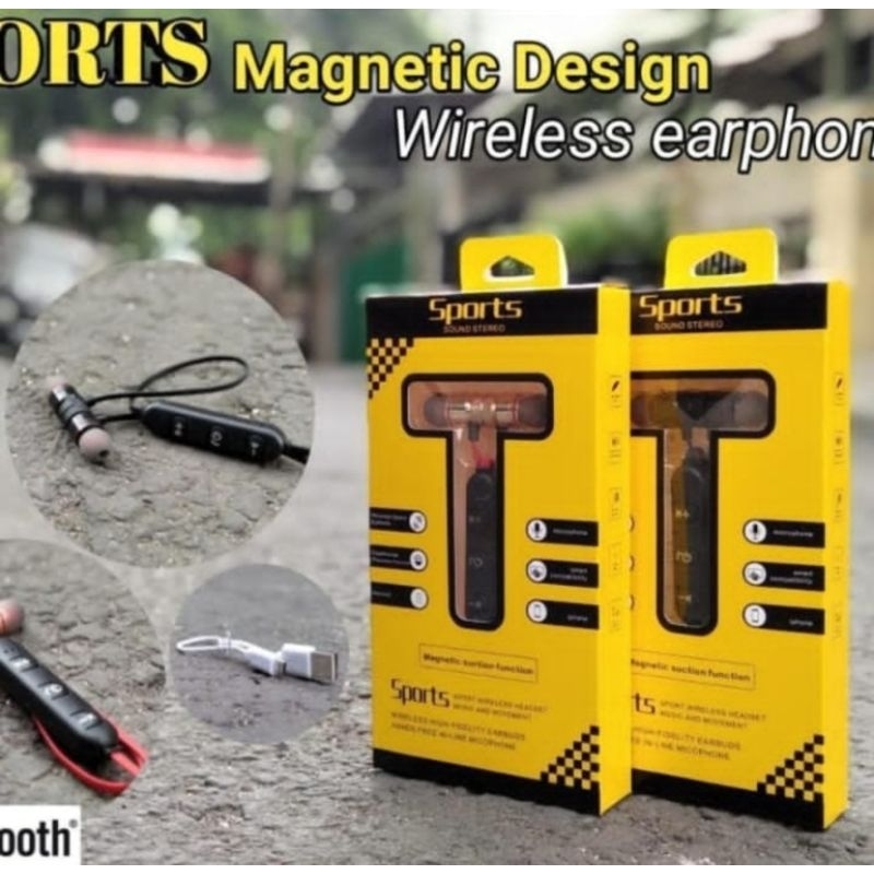 Handsfree Sport Bluetooth Super bass Headset gaming