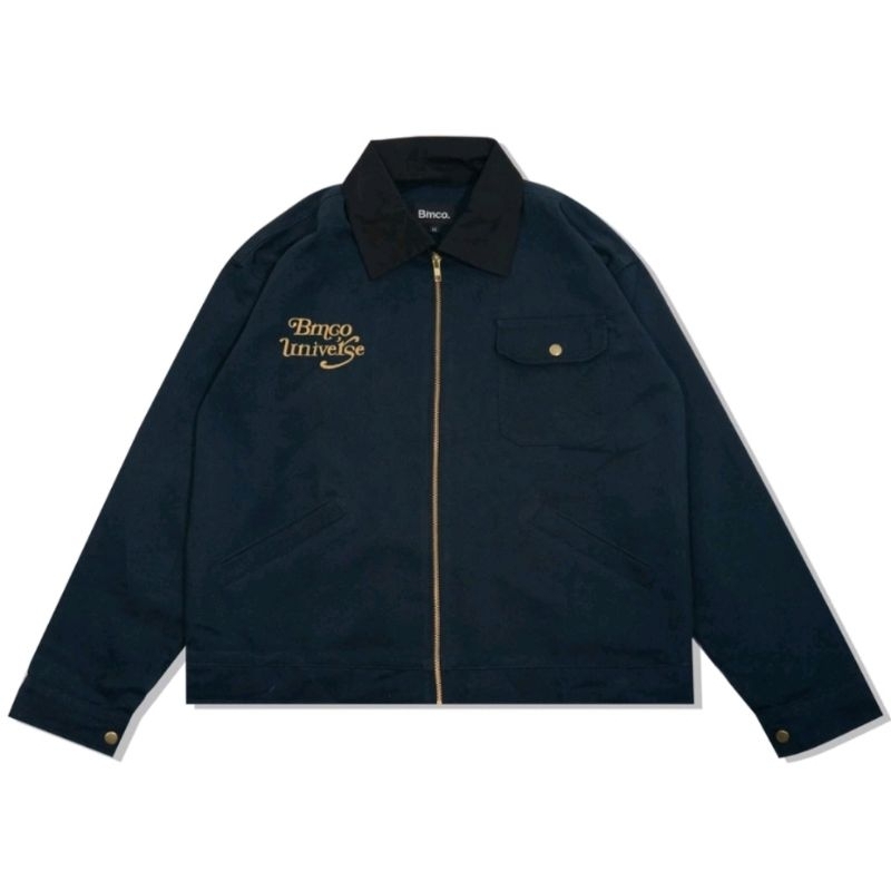 Work Jacket ||script dark blue ||BMCO|| 00010423