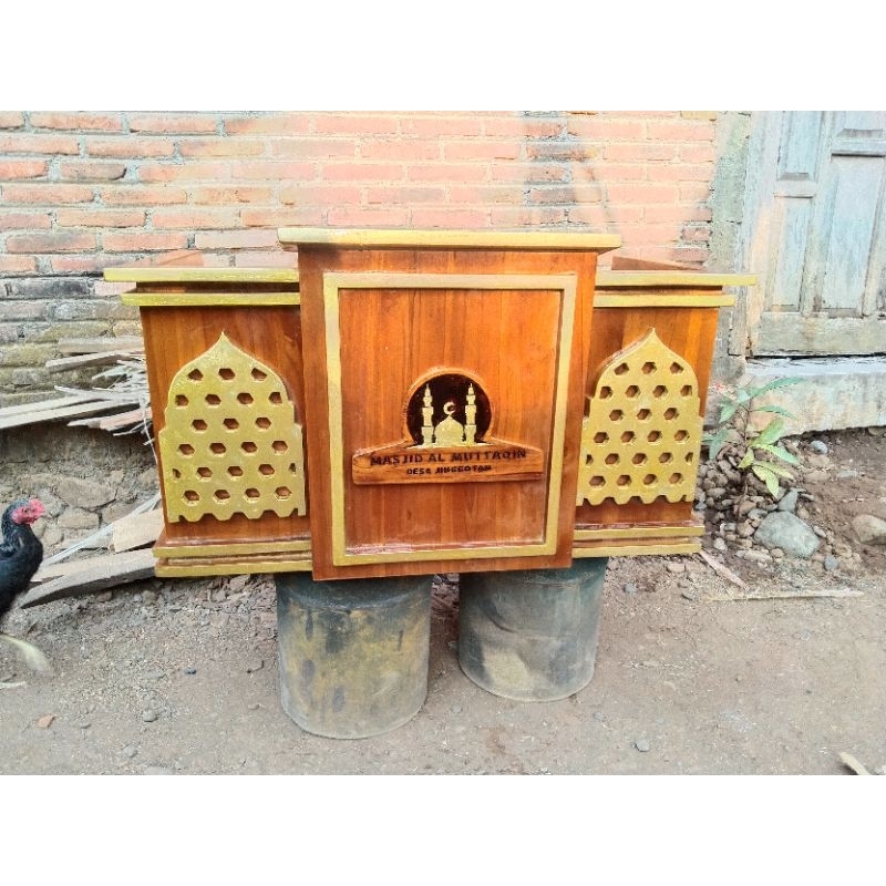 MEJA NGAJI KAYU JATI SUPER KUALITAS PREMIUM PANJANG 90X50 T45