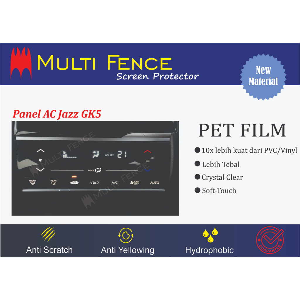 Anti Gores Panel AC Jazz GK5