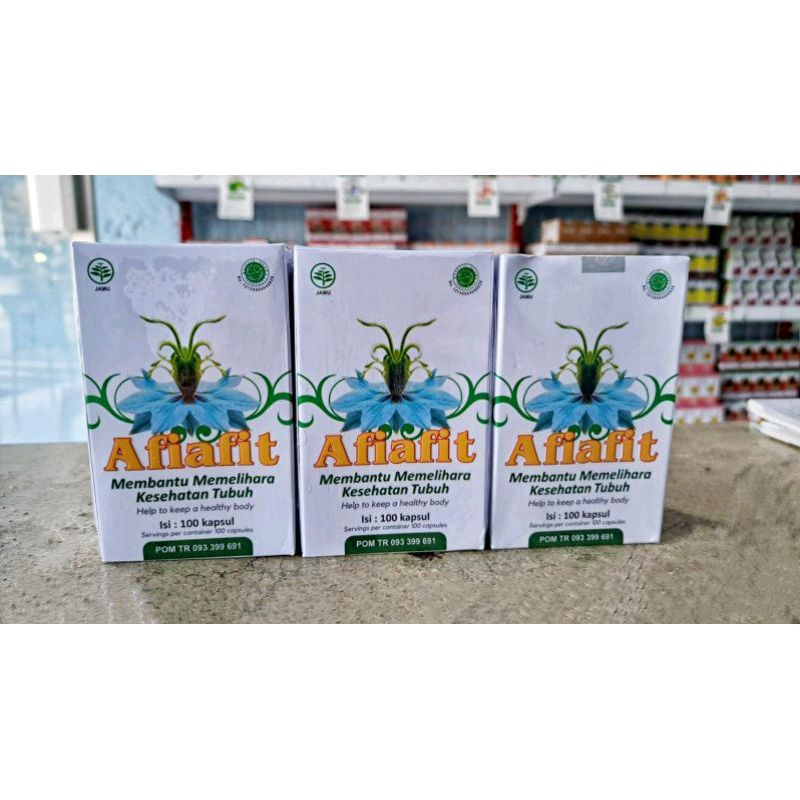 Afiafit 100 Kapsul Obat Herbal Afiafit Almanar Asli Original Memelihara Kesehatan Tubuh