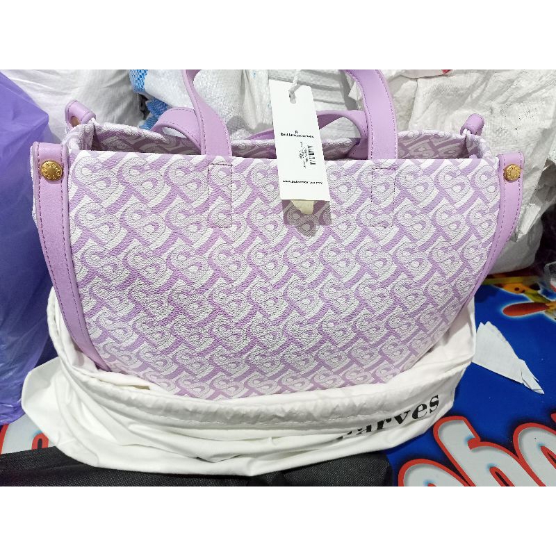 Bimu Totebag Lavender Buttonscarves BS