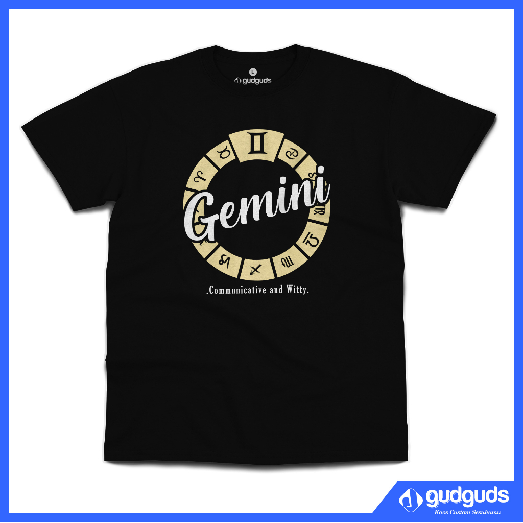 Kaos Zodiak Ring Gemini - gudguds Tshirt