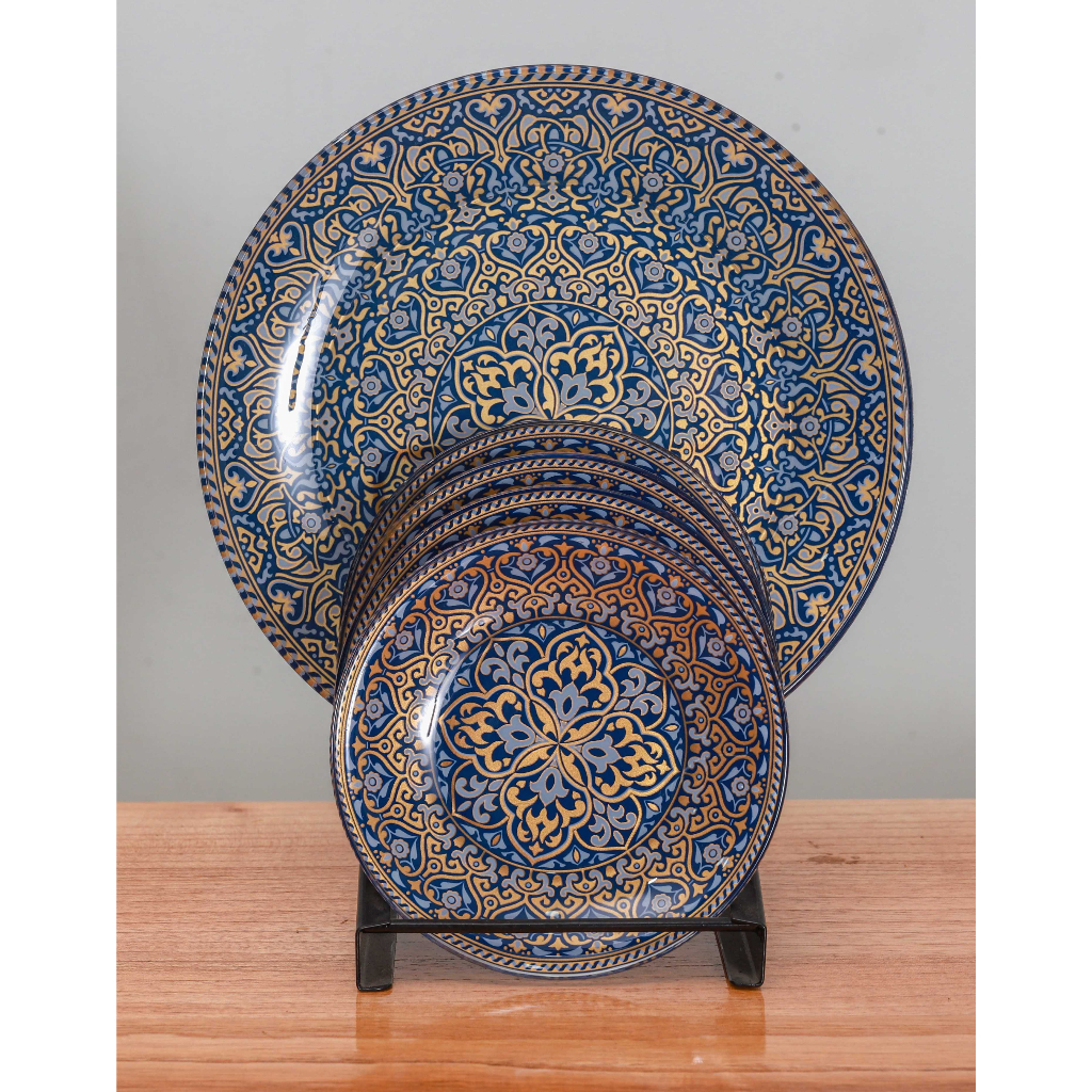 Brighton Plate Set Piring Kue 5 pcs Moroko
