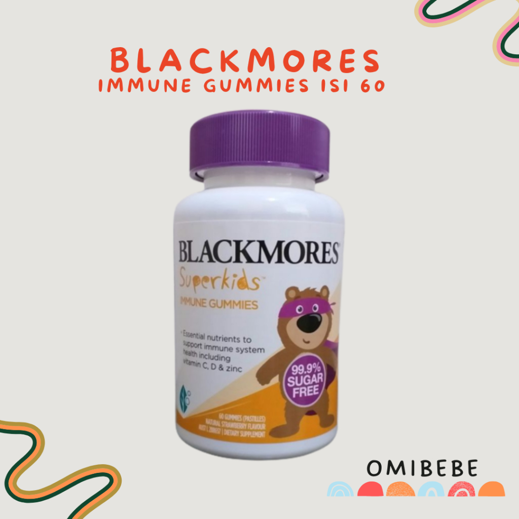Blackmores Superkids Immune Gummies Vitamin Kesehatan Dan Kekebalan Tubuh Anak
