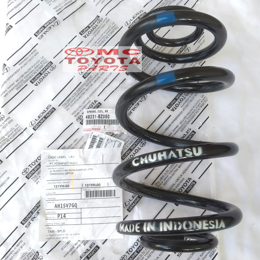 Per Keong / Spring Belakang Avanza Xenia Old 48231-BZ050