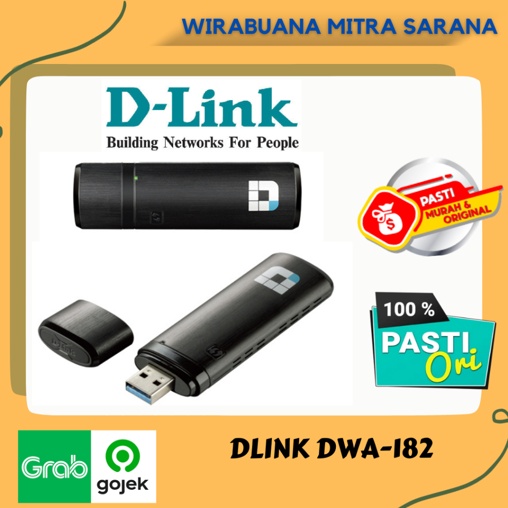 D-LINK DWA-182 AC1300 Wireless Dual Band USB Adapter DWA182