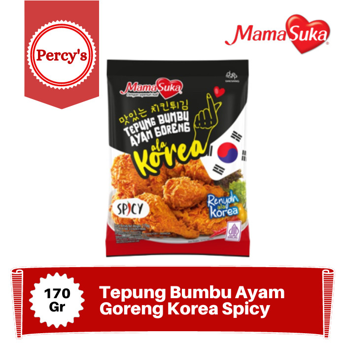 

MamaSuka - Tepung Bumbu Ayam Goreng Korea Spicy 170 Gr