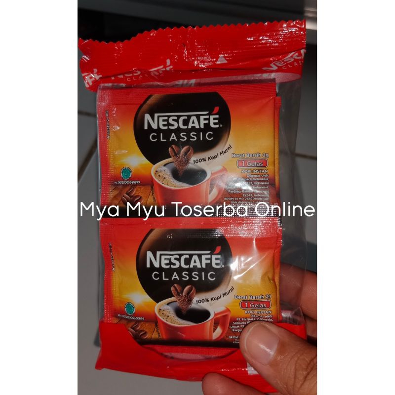 

NESCAFE CLASSIC SACHET ISI 10 TERMURAH