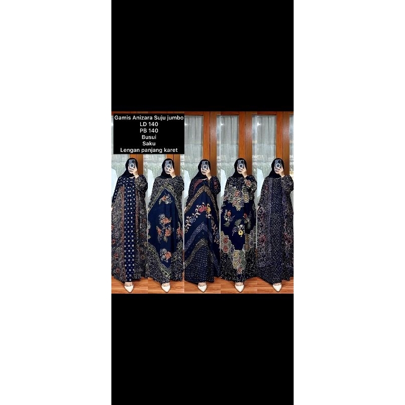 Gamis Jumbo Terbaru LD 140cm Batik Pekalongan