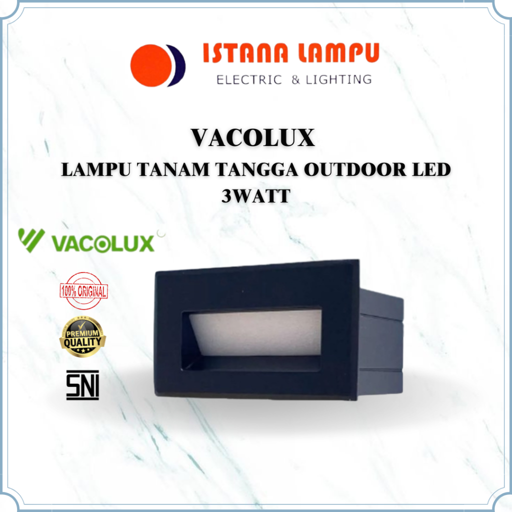 VACOLUX LAMPU TANAM TANGGA OUTDOOR LED 3WATT