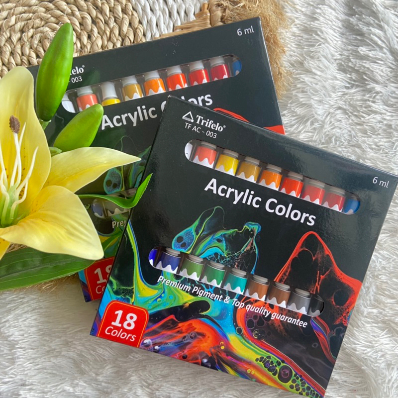 

ACRYLIC COLORS TRIFELO 18 COLORS 6ml