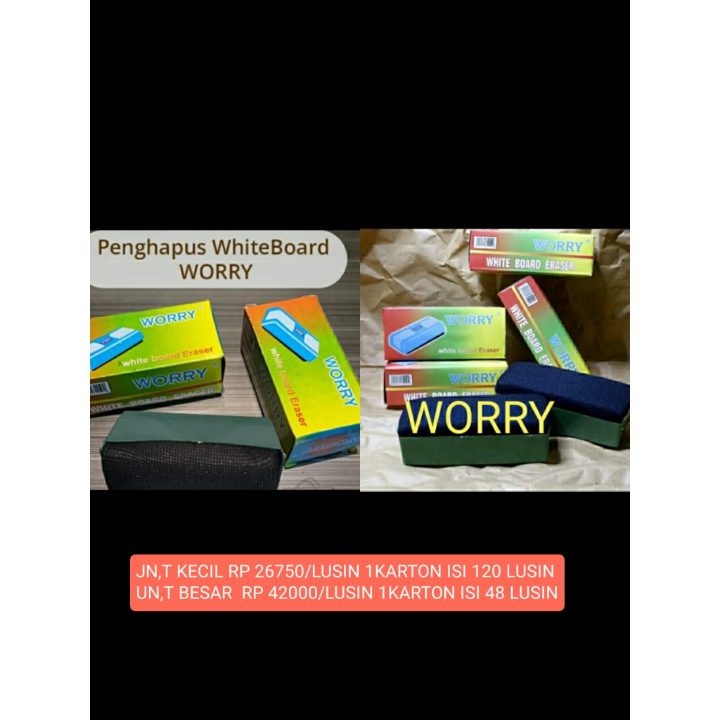 

PENGHAPUS WHITEBOARD WORRY