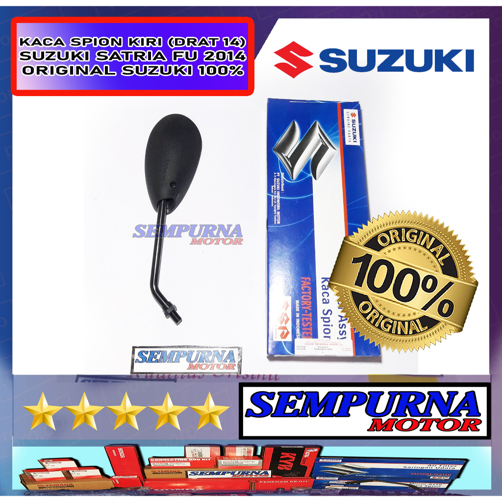 56600B28F40N000 Kaca Spion Kiri Satria Fu 2014 Facelift Drat 14 100% Original Suzuki Asli Ori SGP