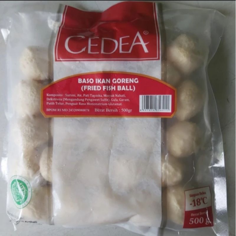 

cedea baso ikan goreng 500gr